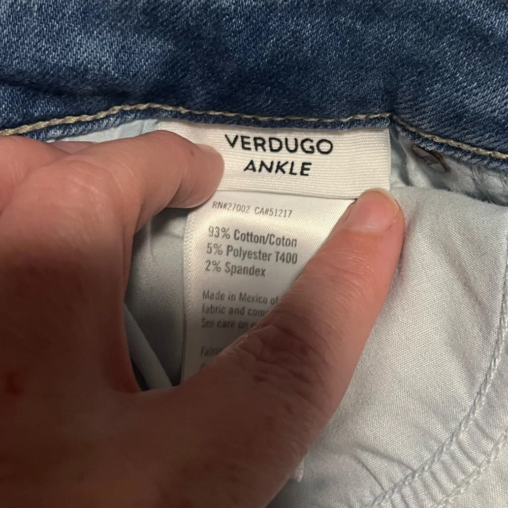 Paige Verdugo Ankle Jeans - Size 28 - Picture 6 of 6